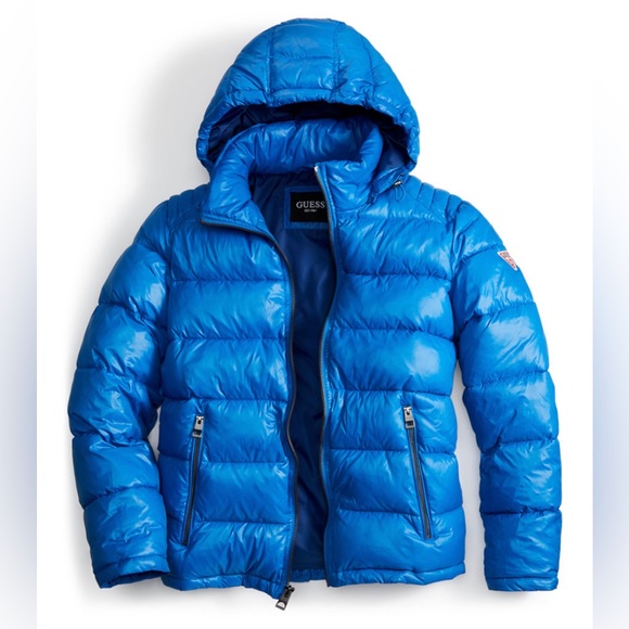 Mens Hooded Puffer Coat.